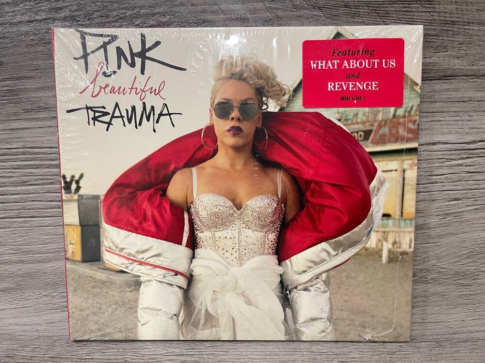 P!nk Beautiful Trauma CD 2017 NEW SEALED Clean Version Hype Sticker RCA